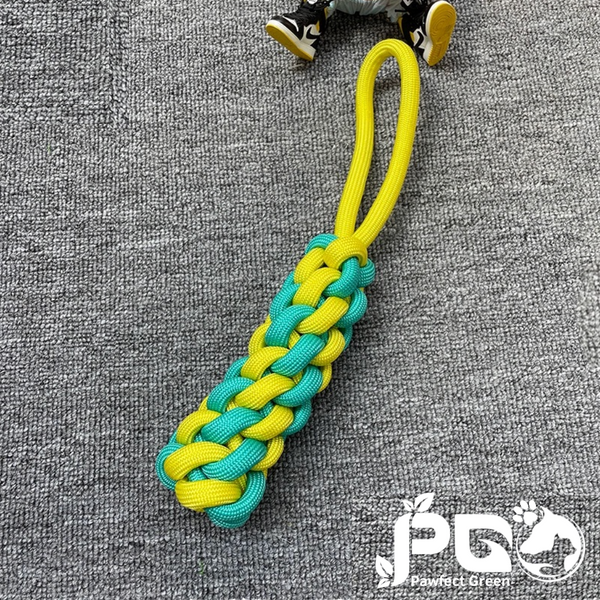 Enhanced  Bite-Resistance: Interactive Cotton Teeth Grinding Dog Rope Toy
